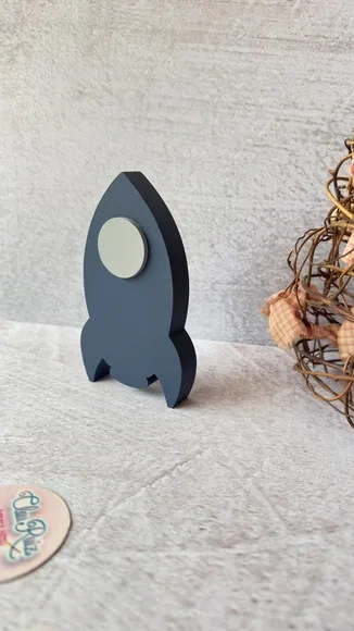 Astronauta Decoração Bebê- Foguete para Nicho