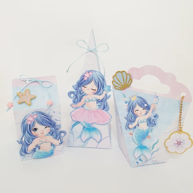 Kit 30 Lembrancinhas Sereia