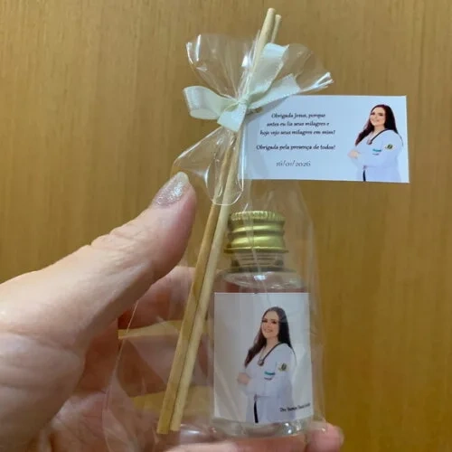 Mini Aromatizador Lembrancinha Missa de Formatura Medicina