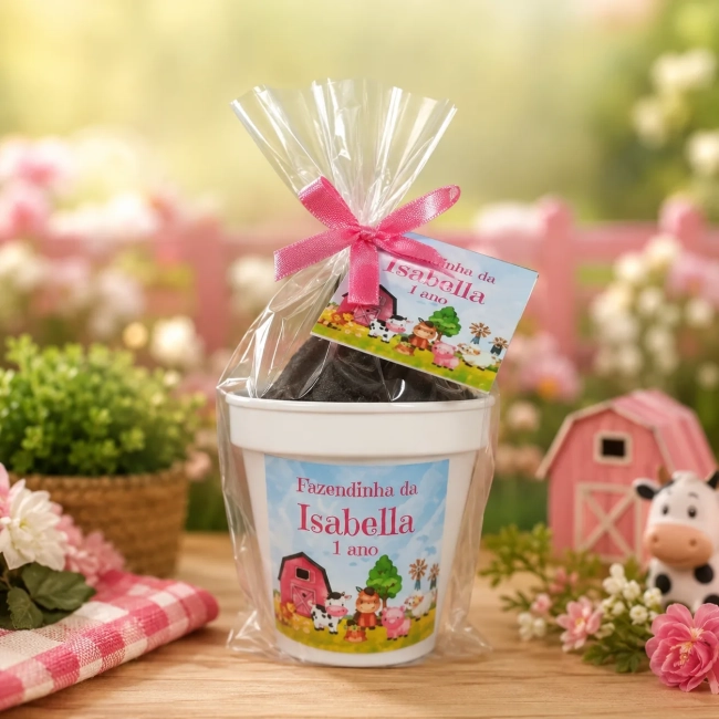 25 unidades Kit Jardinagem Fazendinha Rosa - Trabalhamos com qualquer tema - Informar tema no chat.