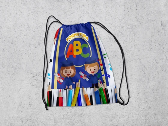 Mochilinha Personalizada Formatura ABC
