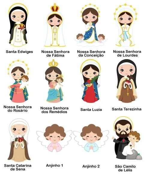 Chaveiro Bóton Santinho - Valor Unitário