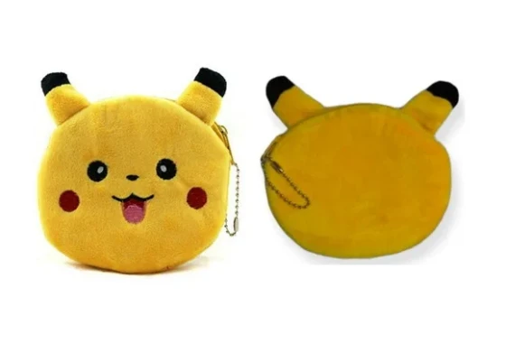 Porta Moeda Pikachu Pokémon 2 Unidades