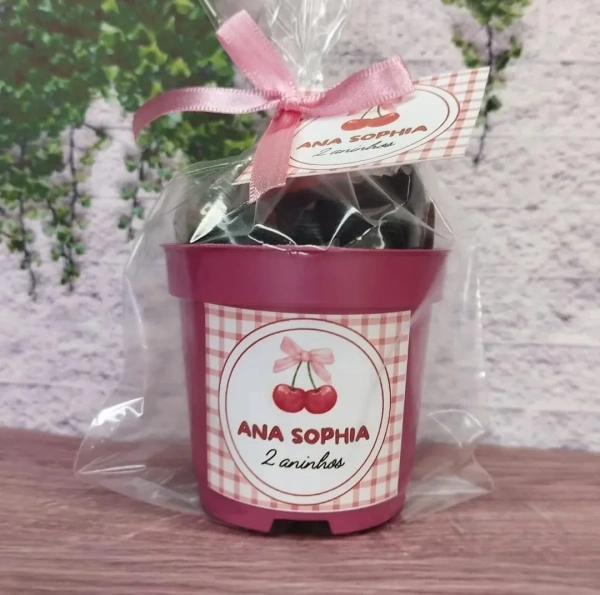 50 unidades Kit Jardinagem Cereja Cerejinha - Trabalhamos com qualquer tema - Informar tema no chat.