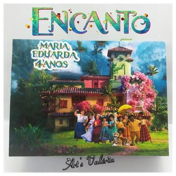 Sacolinha Grande Encanto - 20cm x 15cm x 5,5cm