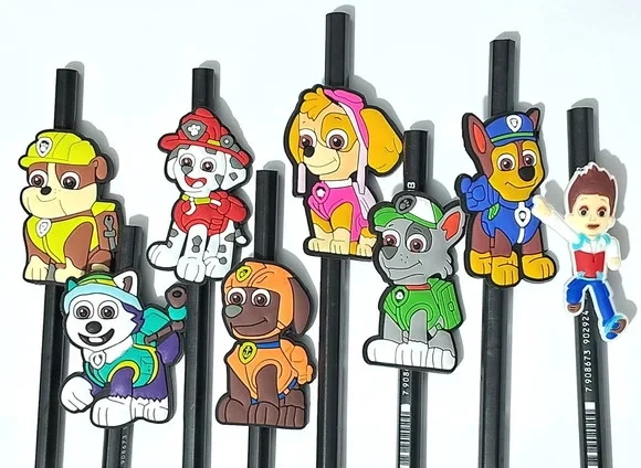 Ponteira P/lápis Patrulha Canina 5cm Pcts com 8 Unidades