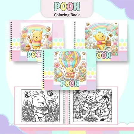 Arquivo Livro de Colorir Ursinho Pooh 01