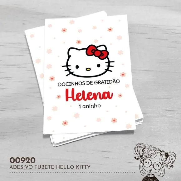 Adesivo Tubete Hello Kitty - 00920