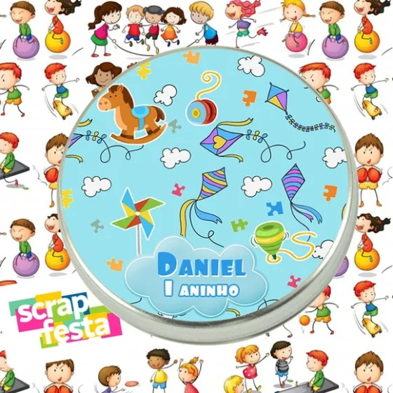 Latinhas Personalizadas Festa Brinquedos
