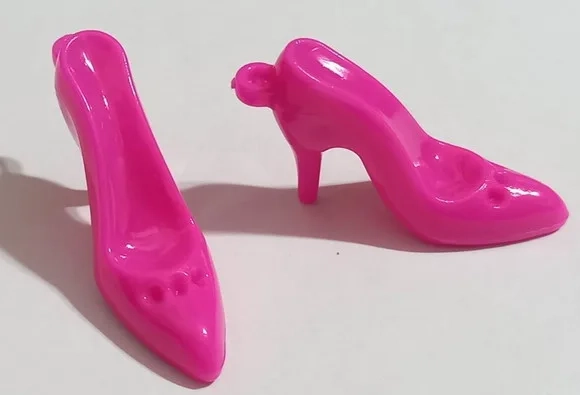 Pingente Sapatinho Rosa Pink Acrílico 3,5cm-20 Unidades