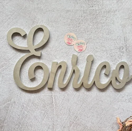 Nome de Parede em mdf - Decoração Bebê e Infantil