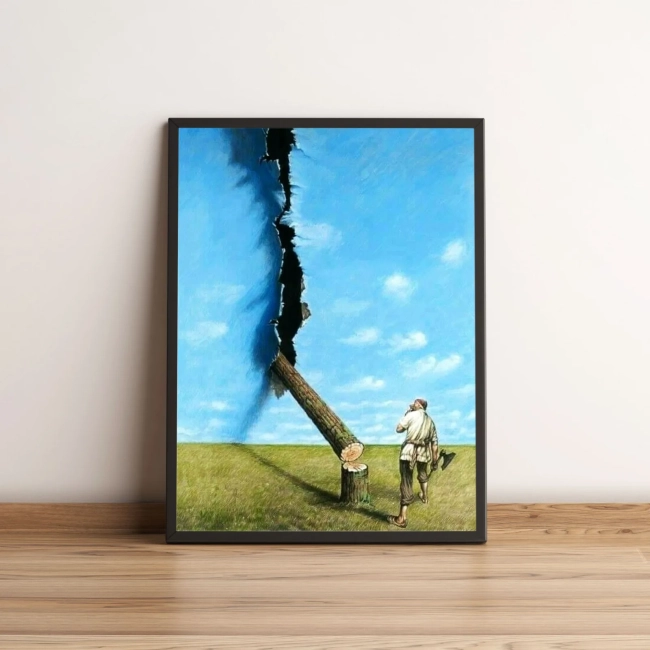 Quadro Lenhador dos Sonhos 111