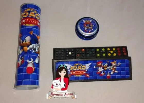Kit Jogos Personalizado Sonic