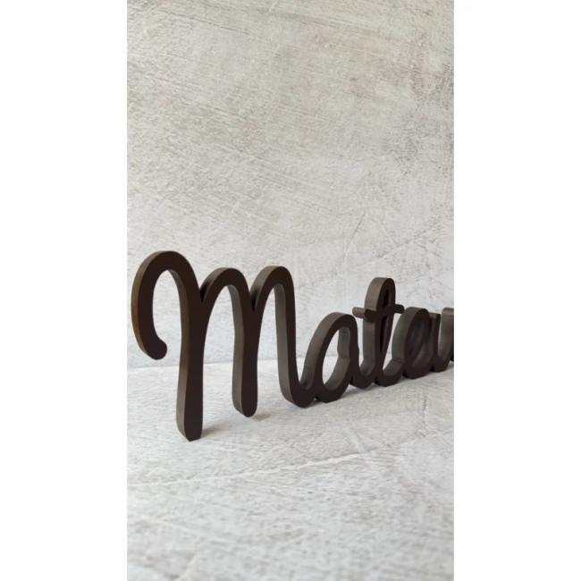 Letras Personalizadas para o Quarto do Bebê - Nicho ou Praleteira
