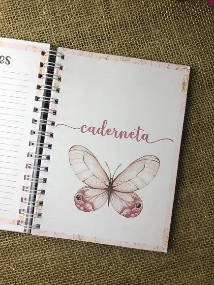 Caderneta de Saúde / Vacinação Personalizada - Borboletas