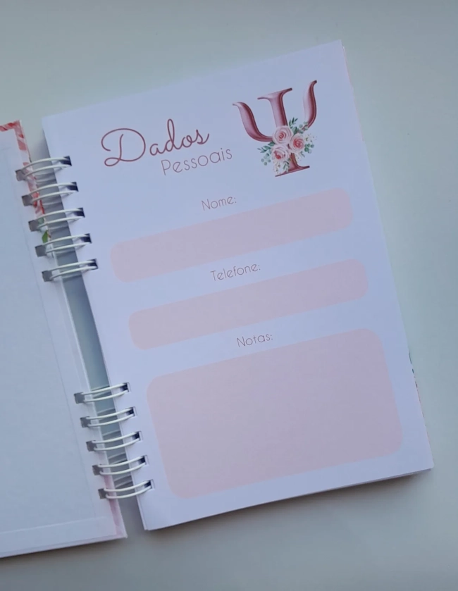 Caderno A5 Pautado c/ 100 folhas - Escolha a Capa
