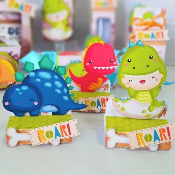 Kit 60 Lembrancinhas Dino Baby