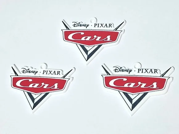 Aplique Logo dos Carros de Acrílico Uv 5cm - Pct C/3 Unid
