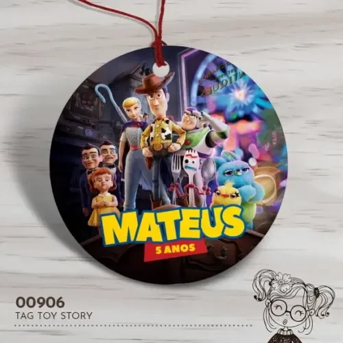 Tag Redonda Toy Story - 00906
