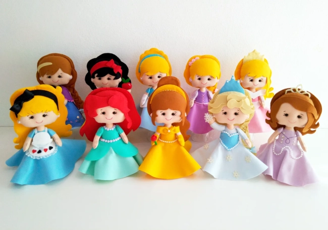 Centro de mesa Princesas Cuts 22cm