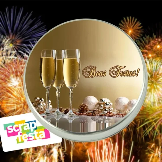Latinha Personalizada 5x1 Feliz Ano Novo (Boas Festas)