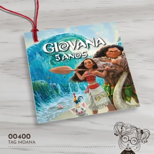 Tag Quadrada Moana - 00400