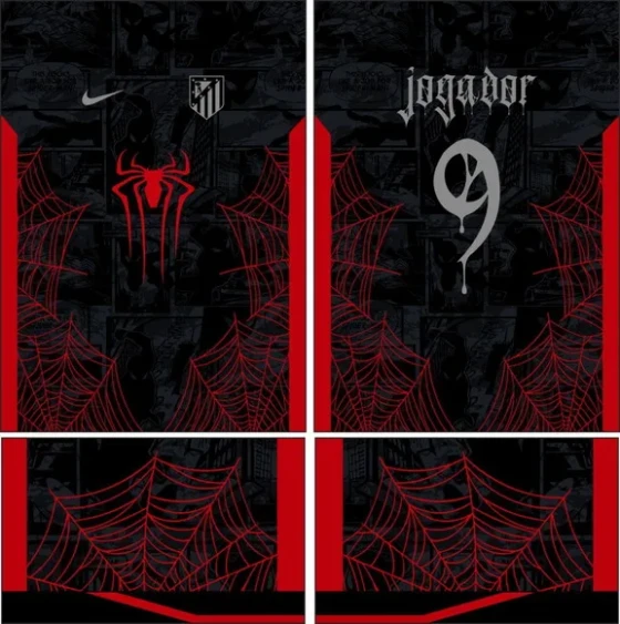 Arte Vetor Camisa Interclasse Homem Aranha Mod-789