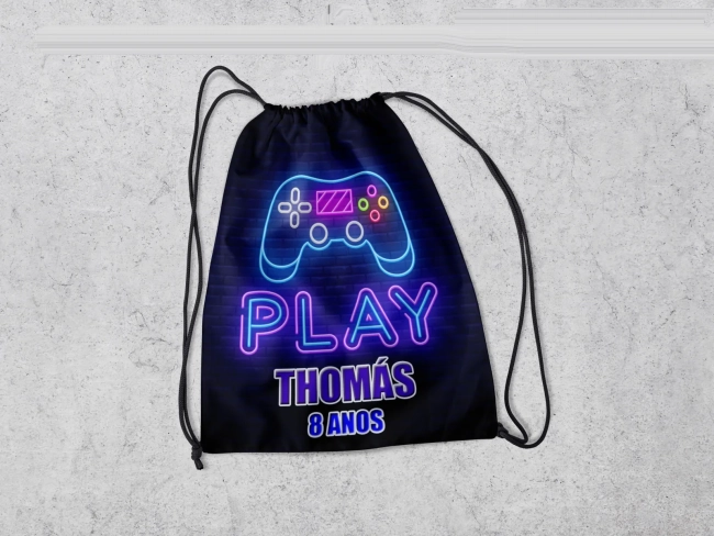 Mochilinha Personalizada Video Game