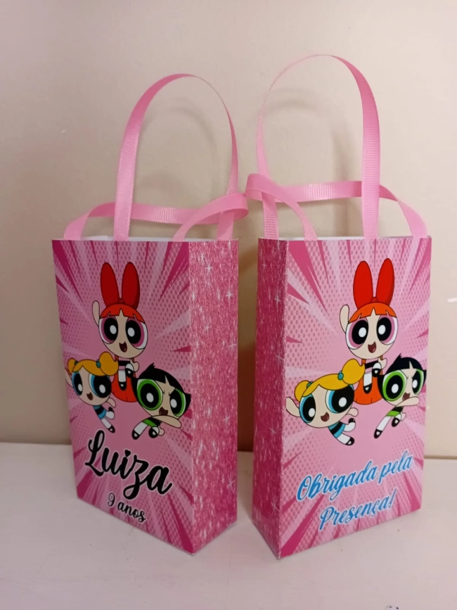 Sacolinhas Personalizadas Meninas Super Poderosas