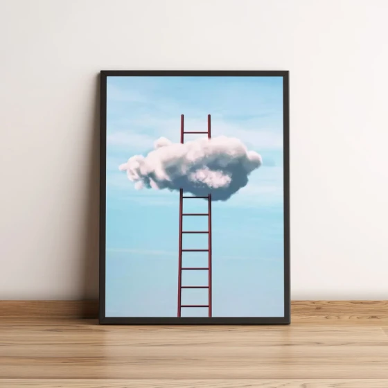 Quadro Escada para Nuvens 21