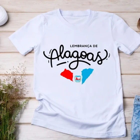 Camiseta Lembrança de Alagoas