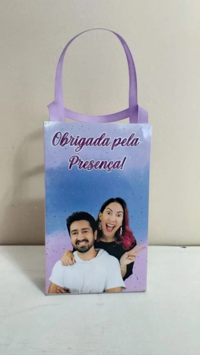 Sacolinhas Personalizadas Gabriel e Shirley para Lembrancinhas
