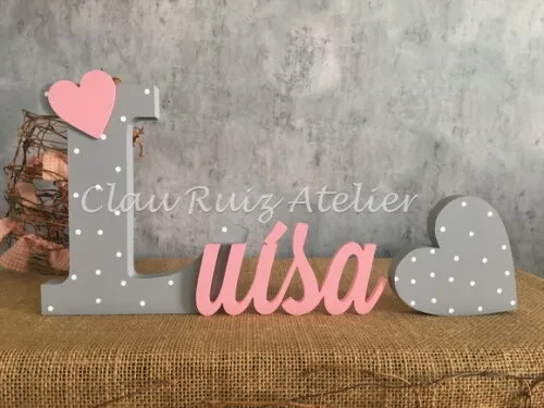 Jardim Encantado - Nomes Personalizados + CORAÇÃO