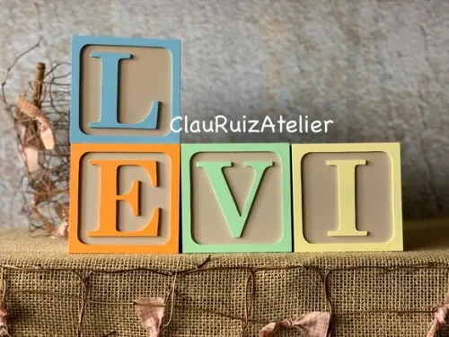 Cubos Personalizados Candy Colors 10x10cm