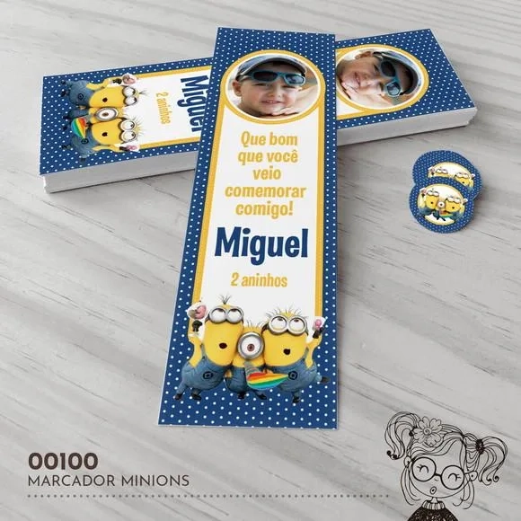Marcador de Livro Minions - 00100