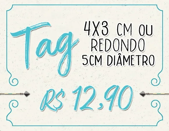 Arte de Tag de Agradecimento