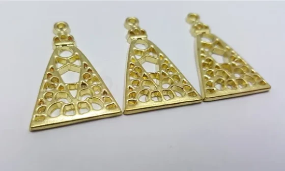 Medalha de Nossa Senhora Aparecida Dourada de 3cm 8 Unidades