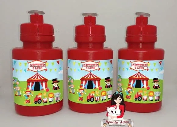 Squeeze Personalizado Tema Circo 2