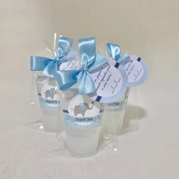 Álcool gel 70% Elefantinho Lembrancinha Maternidade