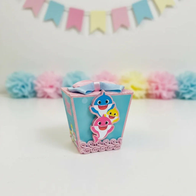 Kit Festa Babyshark Rosa