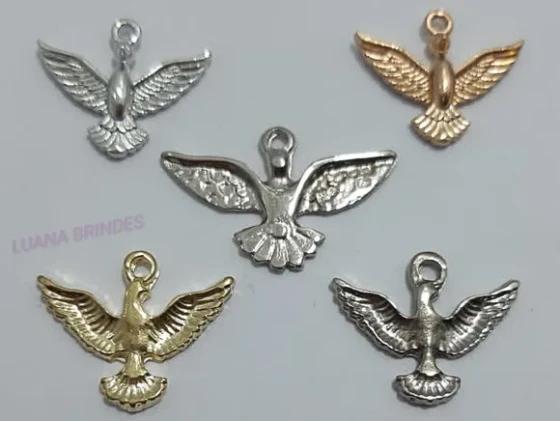 Kit Ping Divino Espírito Santo Variados de Metal-pct C/10 un