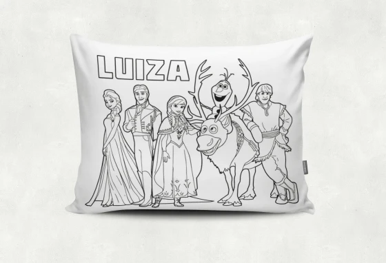 ALMOFADINHA DE PINTAR FROZEN