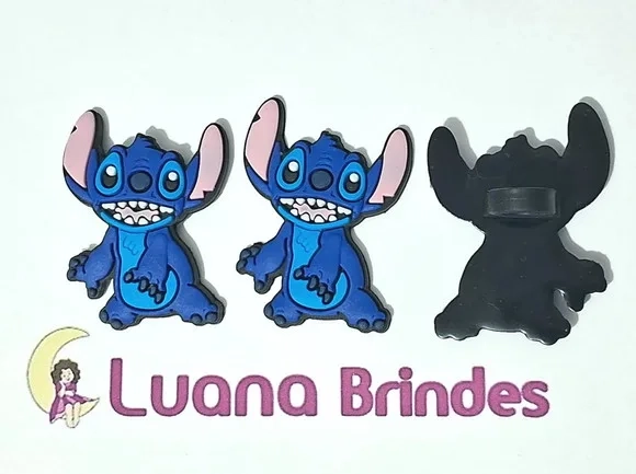 Ponteira P/lápis Stitch Emborrachado Pacotes com 6 Unidades