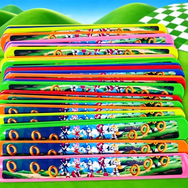 Pulseira Bate e Enrola Personalizada do Sonic