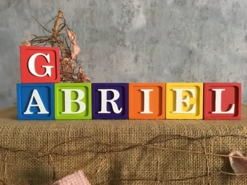 Cubos com Nome 6x6cm Toy Story