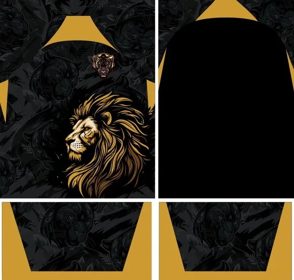 Arte Vetor Camisa Interclasse Leão 357