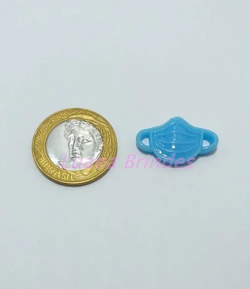 Aplique de Máscaras Coloridas em acrílico - pct c/12 unidade
