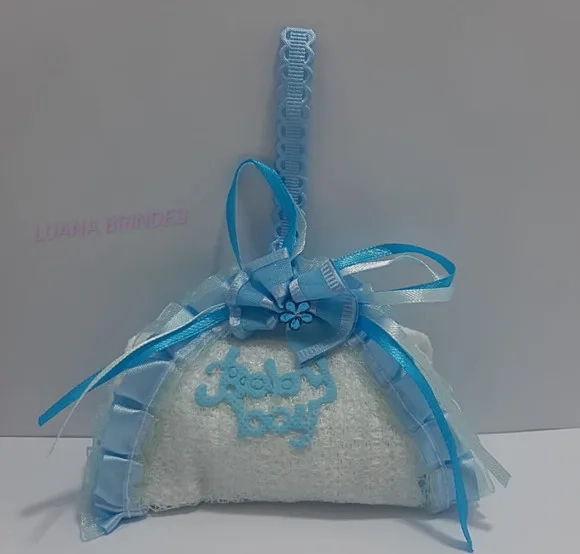 Lembrancinha para Bebê com Fraldinha - Pct C/3 Unid