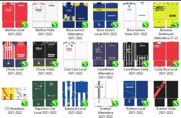 Vetores Camisa Futebol 2021/2022