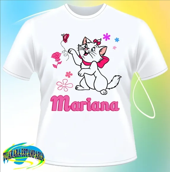 Camiseta Gatinha Marie